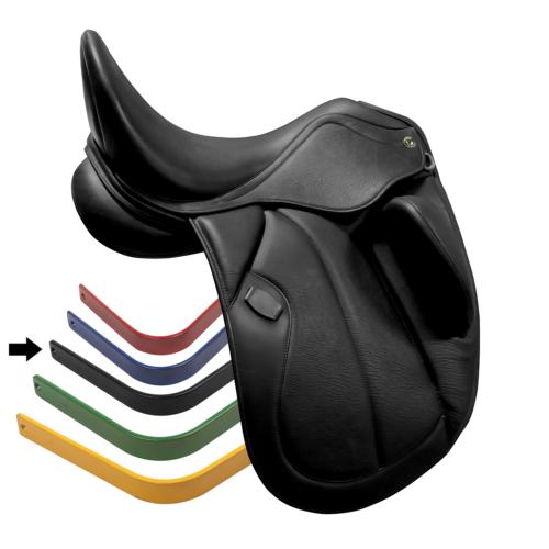 ZALDI - Selle dressage cuir Creuse taquet repositionnable CASTEL TM