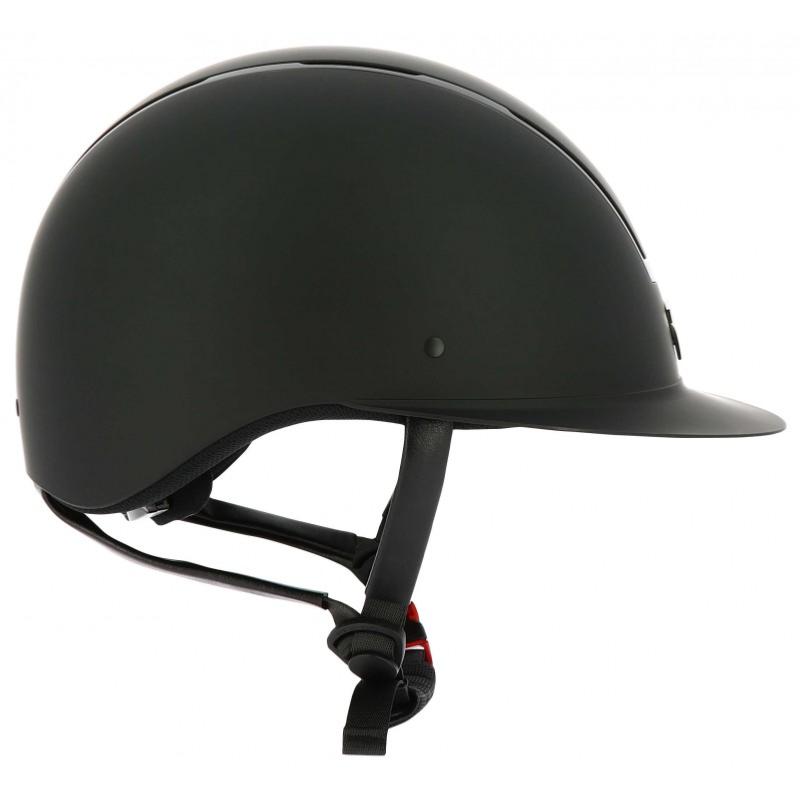 EQUITHÈME - Casque équitation en ABS avec visière large  GLINT MAT