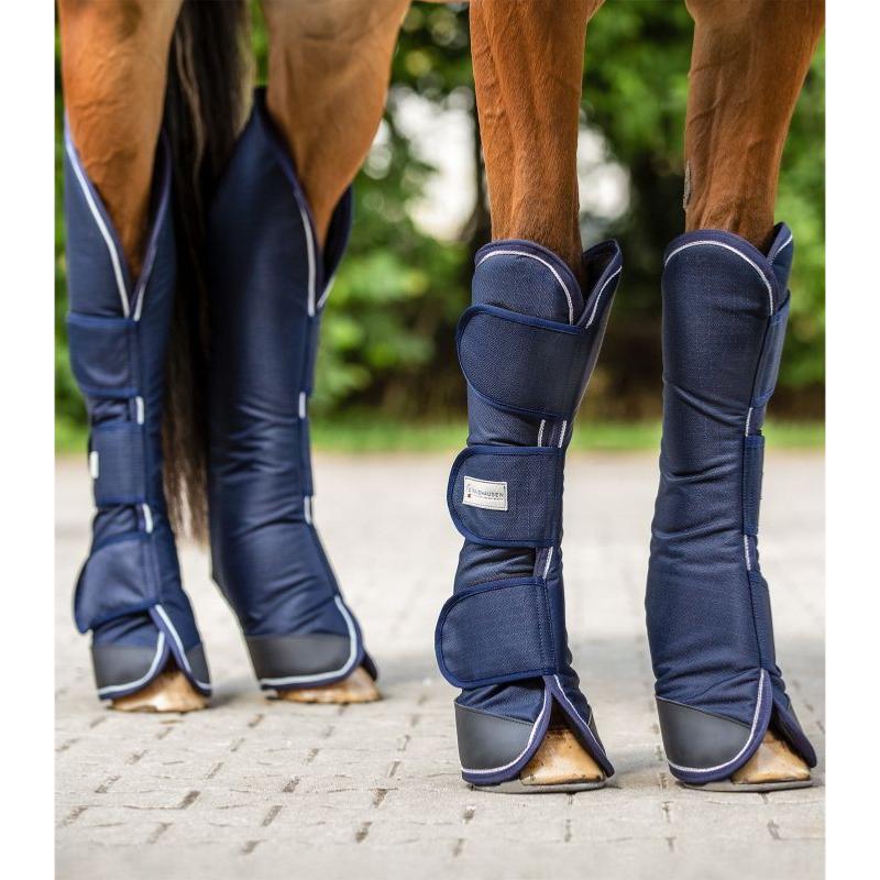 WALDHAUSEN - Guêtres de transport hautes COMFORT, Les 4 PONEY NOIR