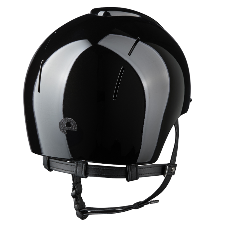 KEP ITALIA - Casque SMART Nova polish STAR argent visière Polo