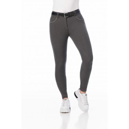 EQUITHÈME - Pantalon Coton et genou Grip avec strass BELINDA