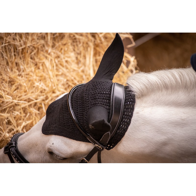 PADDOCK SPORTS - Bonnet  cheval tricoté forme carrée PRO COTON