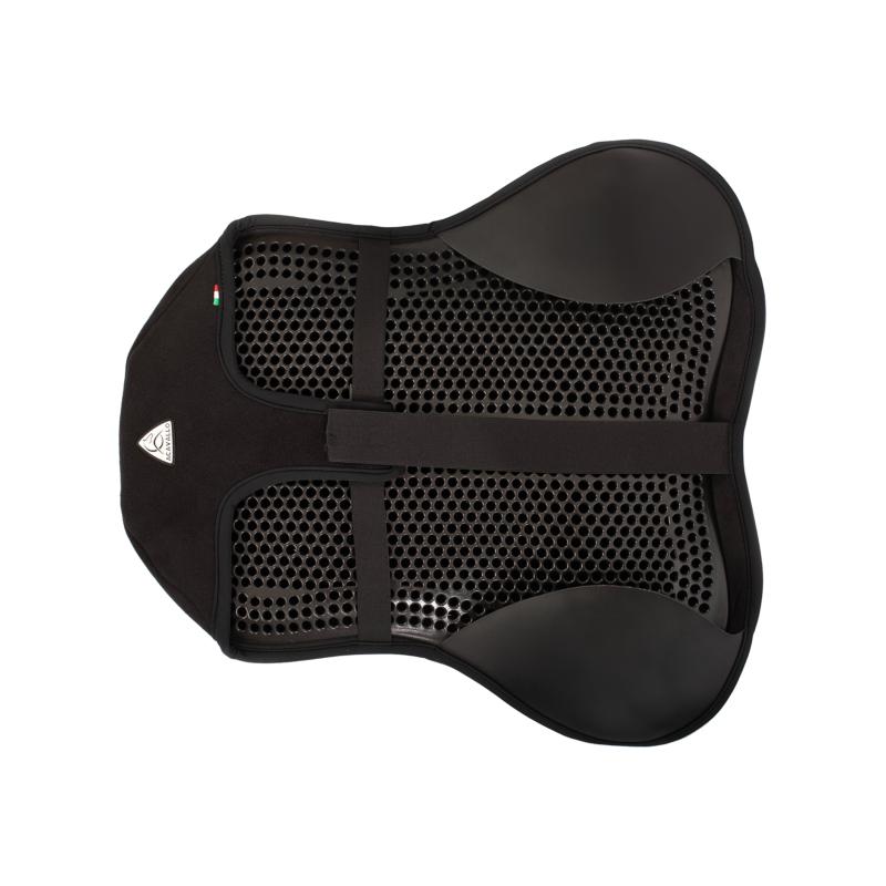 ACAVALLO - Dessus de Selle Ortho COCCYX Dri Lex NOIR VERSION COCCYX CSO M Troussequin CARRE