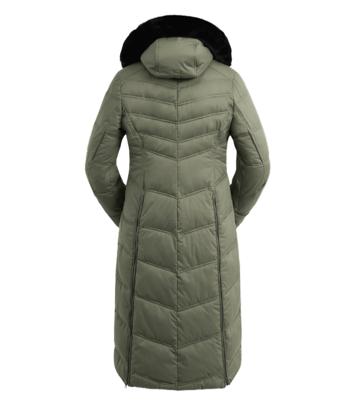 ELT - Manteau Doudoune Longue Cintrée SAPHIRA, ELT Paris XXS FEMME NOIR