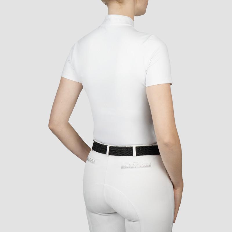 HORKA - Polo de Concours Femme technique à col zippé SABRINA FEMME XS NOIR