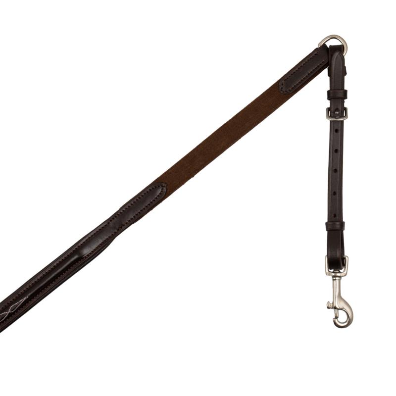 Collier de Chasse 3 Points Surpiqûre Blanche, SUPREME NOIR PONEY