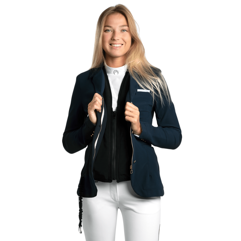 SEAVER Safefit - Gilet Airbag cavalier slimfit sur ou sous une veste XS ADULTE NOIR standard