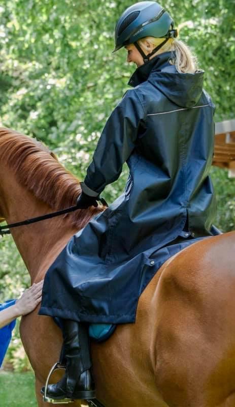 ELT - Imperméable d'équitation léger avec fente arrière DOVER XS