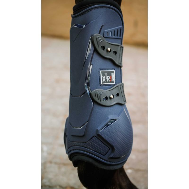 NORTON XTR - Guêtre à Coque fermeture Boutons FLEX NOIR PONEY