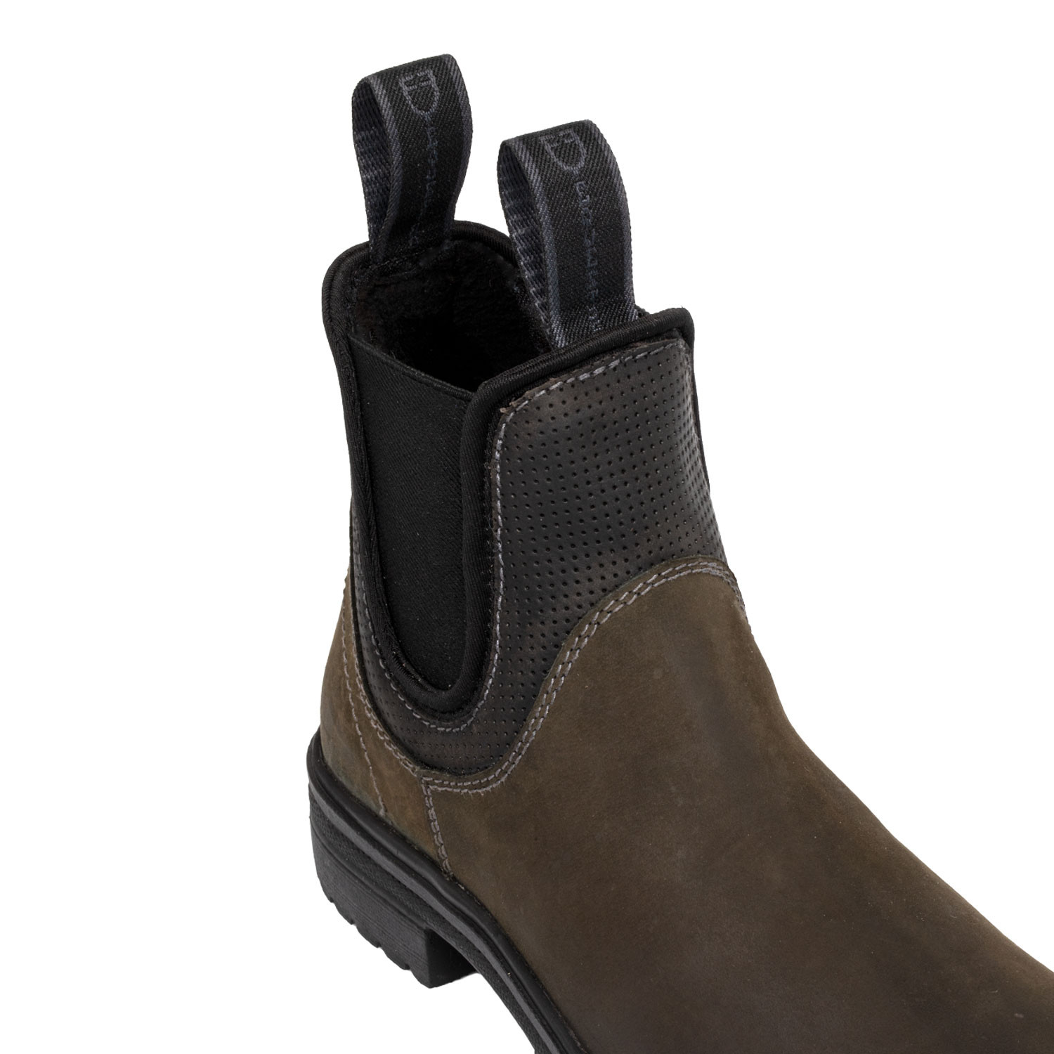 EQUESTRO - Boots équitation en nubuck imperméable NYX 35 FR