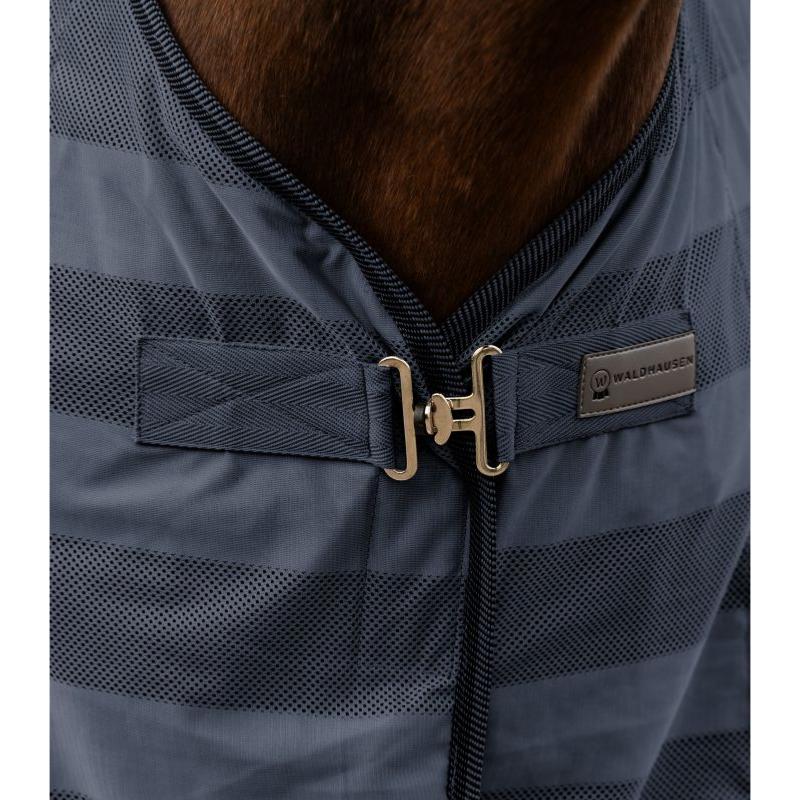 WALDHAUSEN - Chemise anti mouches shetland à cheval premier prix MARINE 85 CM/4'3/130 CM