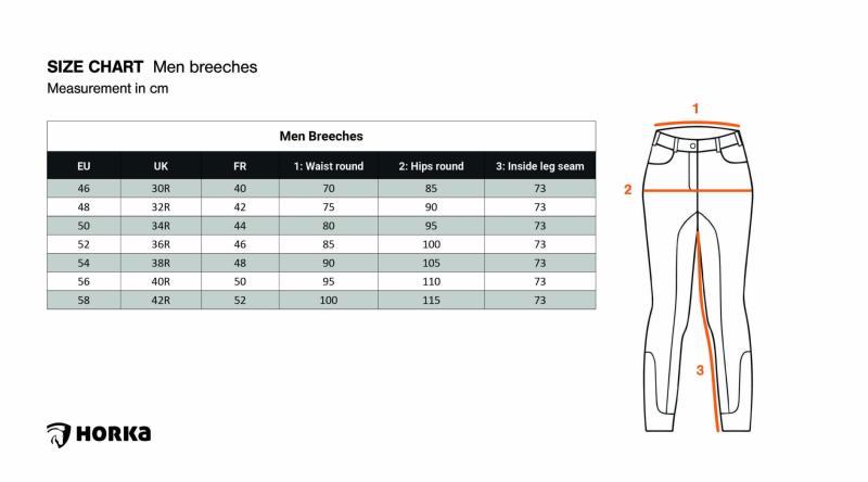 Jeans Equitation Homme Fond Grip Intégral STAN , HORKA 40 FR HOMME