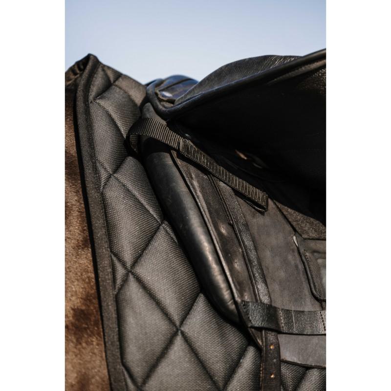 RIDING WORLD - Chabraque matelassé Dressage en mesh respirant SCHOOL NOIR