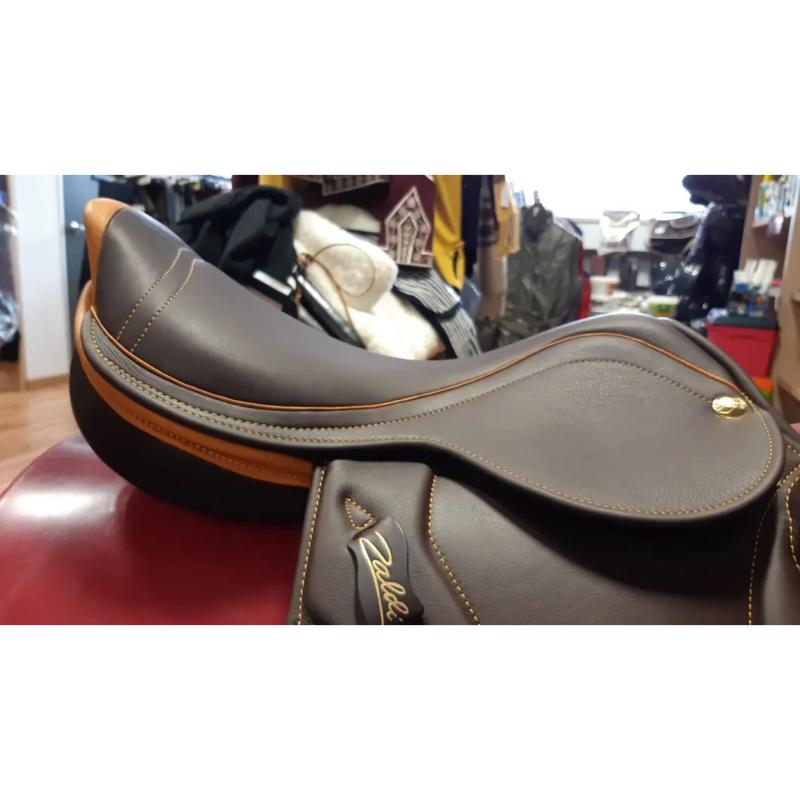 ZALDI - Selle de CROSS monoquartier COMPLETO sur mesure 17 POUCES NOIR