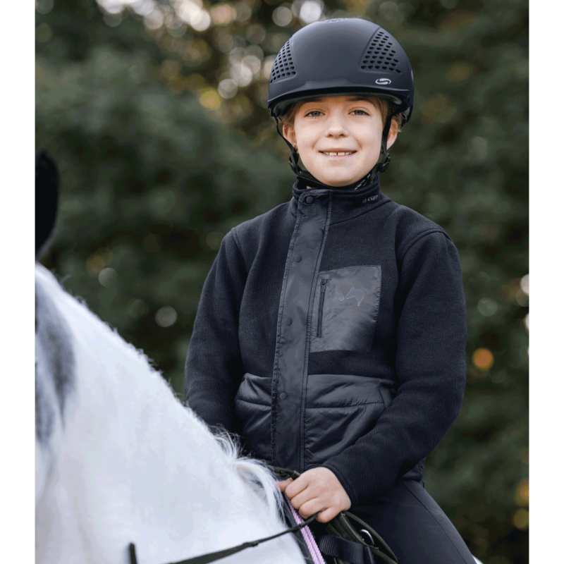 ELT - Veste matelassée équitation junior Lucky Malou 110/116 CM ROSE