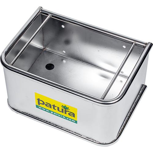 PATURA - Mangeoire Chevaux Inox 28L Anti Gaspillage