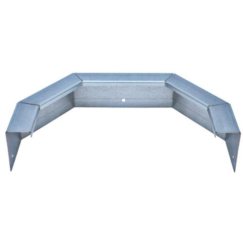 LA GEE - Protection Métallique pour Mangeoire d'Angle Plastique 21L chevaux
