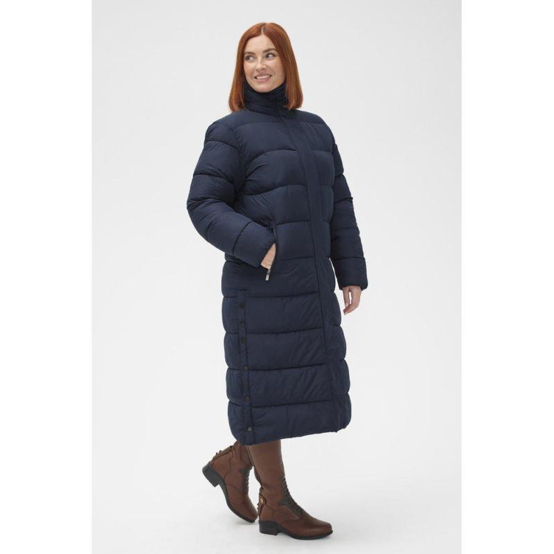 MOUNTAIN HORSE - Long Manteau Chaud col montant TEAM COAT XS FEMME