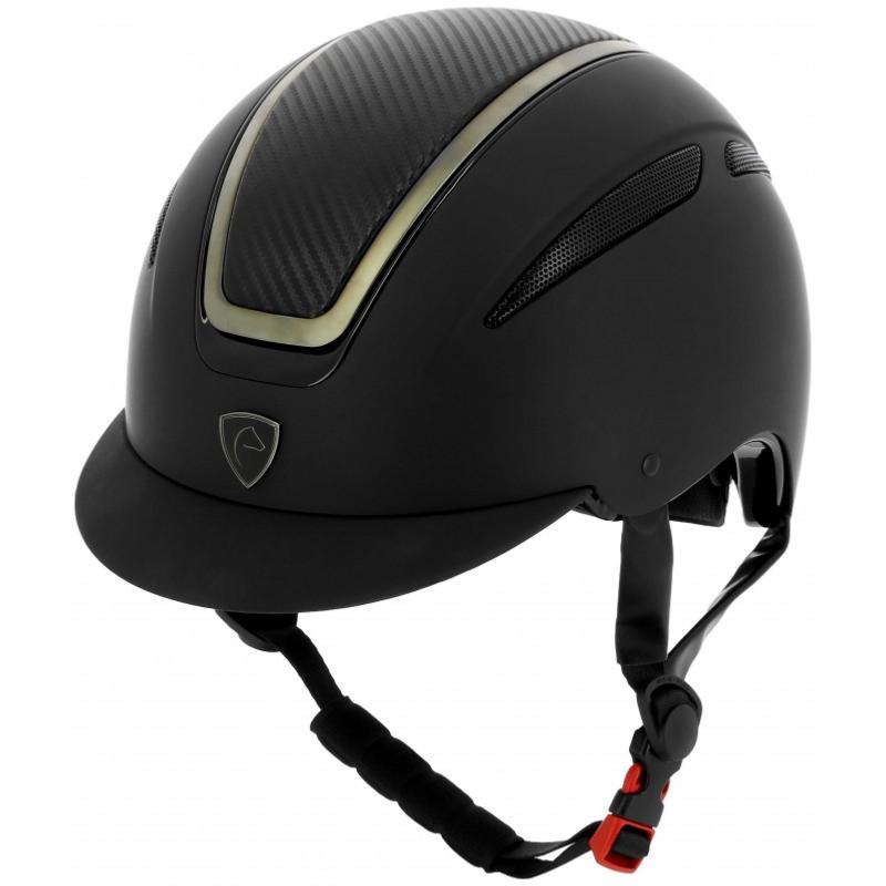 EQUITHÈME - Casque équitation AGRIS insert lamé visière courte