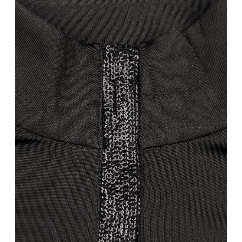 T-Shirt Technique À Manches Longues Zip Paillettes Esthal, ELT XXS FEMME