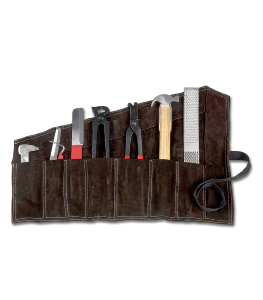 WALDHAUSEN - Trousse de Maréchalerie Complète avec Etui en Cuir 