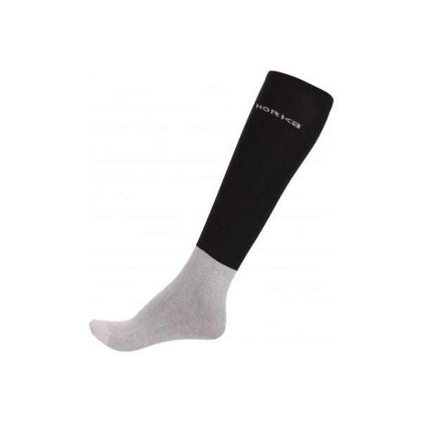 HORKA - Lot de chaussettes d'équitation lycra pied coton SHOW 2 paires