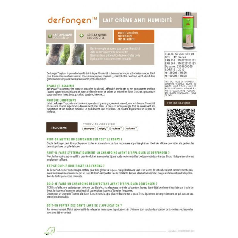 ANIMADERM- Lotion Apaisante Gale de Boue du Cheval DERFONGEN 250 ML