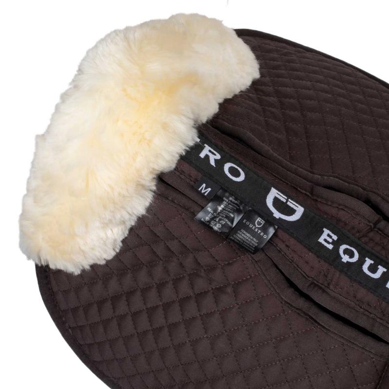 EQUESTRO - Amortisseur de Dos en Mouton à Poches et Bord Mouton NOIR mouton NOIR