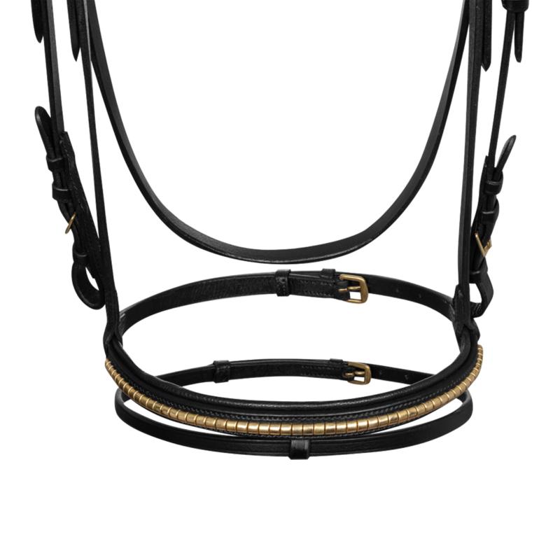 SUPREME - Bridon décoré clincher à muserolle combinée PONEY