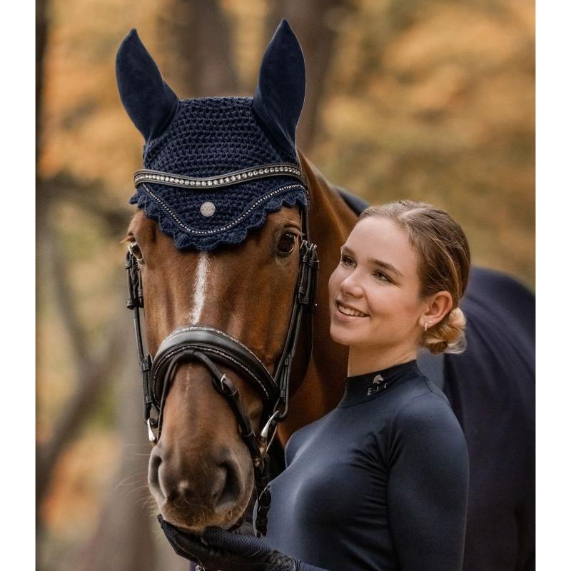WALDHAUSEN - Bonnet en coton crocheté Cordon et Strass NEPAL