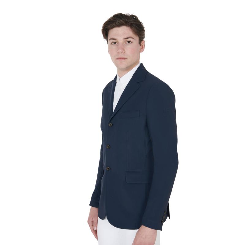 EQUESTRO - Veste de concours perforée HOMME légère 3 Boutons S HOMME MARINE