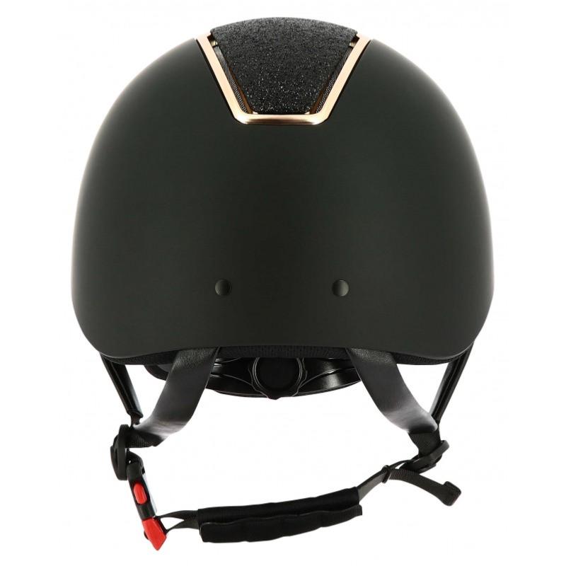 EQUITHÈME - Casque équitation en ABS avec visière large  GLINT MAT