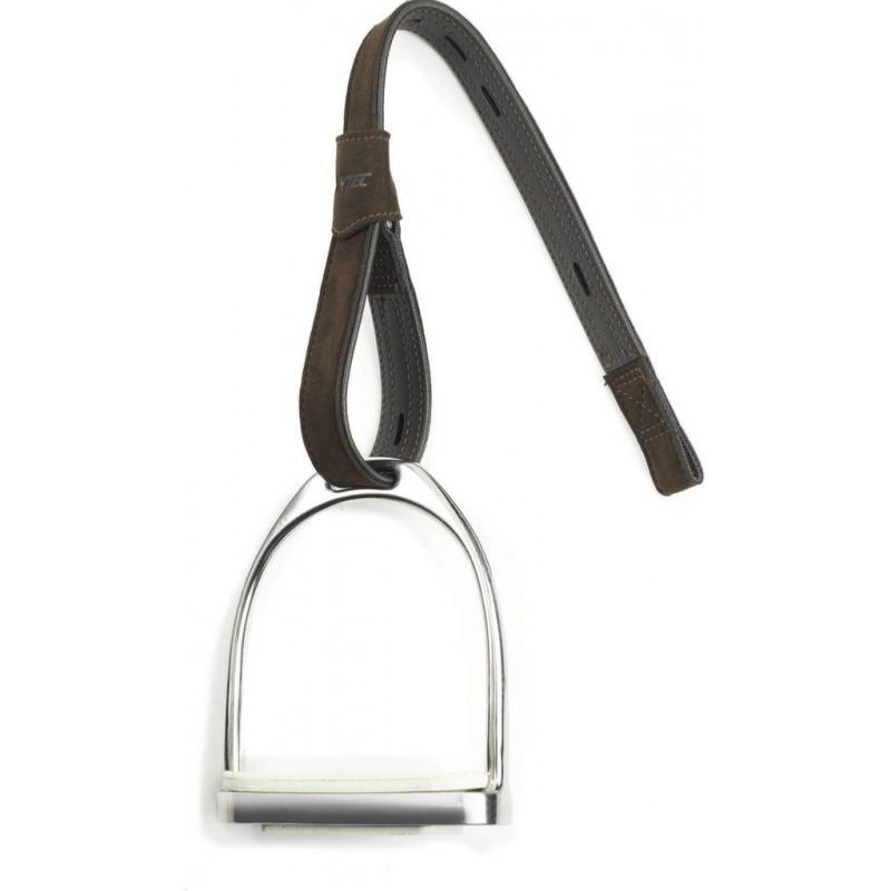 WINTEC - Étrivières Monobranche PRO II WEBBERS en EQUI -SUEDE NOIR 60 CM ENFANT NOIR UNIQT