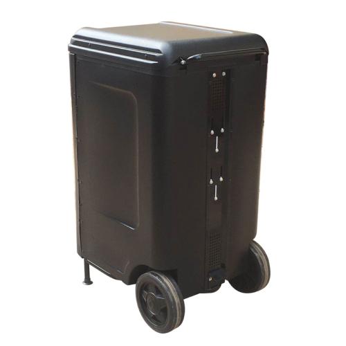 TATTINI - Malle de concours verticale roulante pour matériel d'équitation 