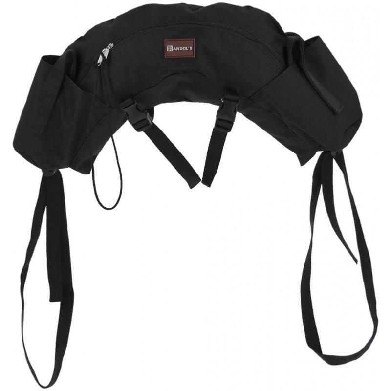 RANDOL'S - Sacoche de randonnée forme banane pour troussequin MARRON