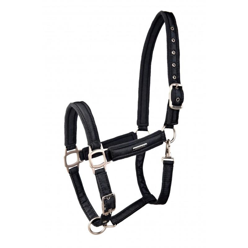 LAMI-CELL - Licol réglable satin doublé polaire AURORA MARINE