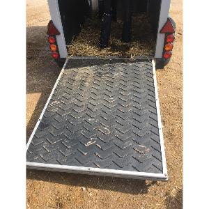 Tapis de pont de van, rampe camion chevaux à chevrons,  Ép. 4.5 mm Largeur 120 cm 130 cm