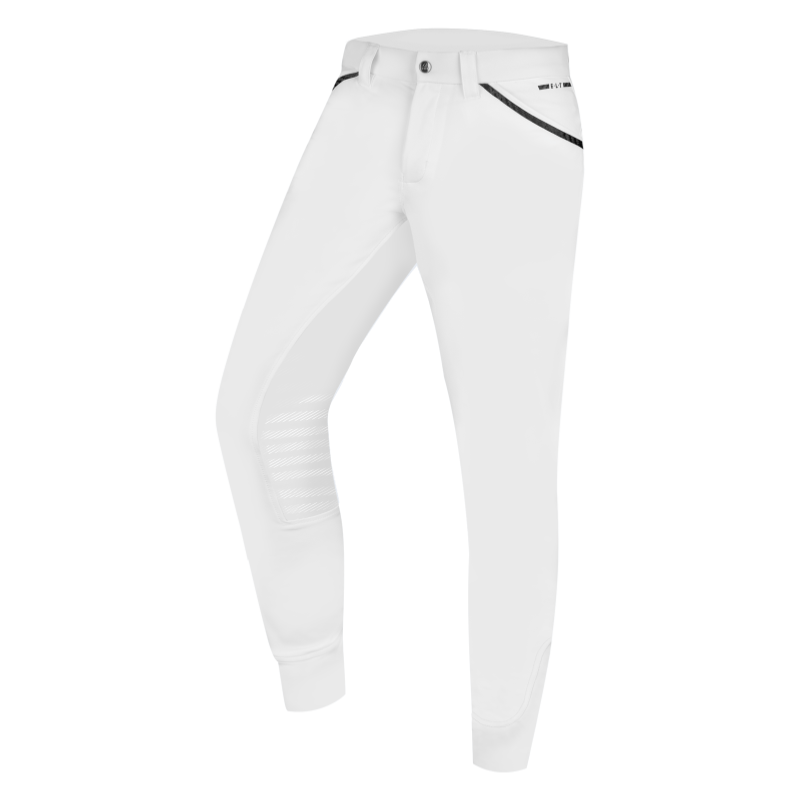 ELT - Pantalon Equitation HOMME avec GRIP Silicone aux Genoux MAILO 40 FR HOMME MARINE