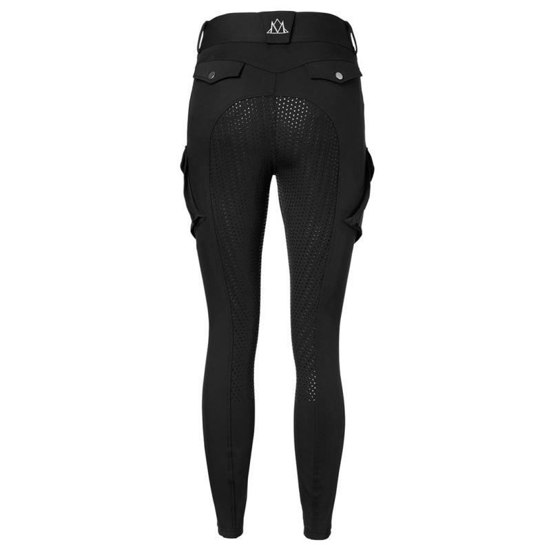 MOUNTAIN HORSE - Pantalon cargo taille haute à poches latérales ESTELLE NOIR 34 FR FEMME