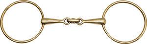 Mors 2 Grands Anneaux Double Brisure Fin en Maillechort, FEELING 125 MM