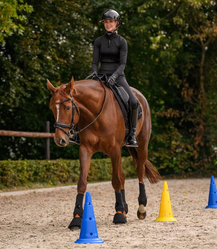 WALDHAUSEN - Lot de 8 cones à trous hauteur 50 CM avec sac de transport