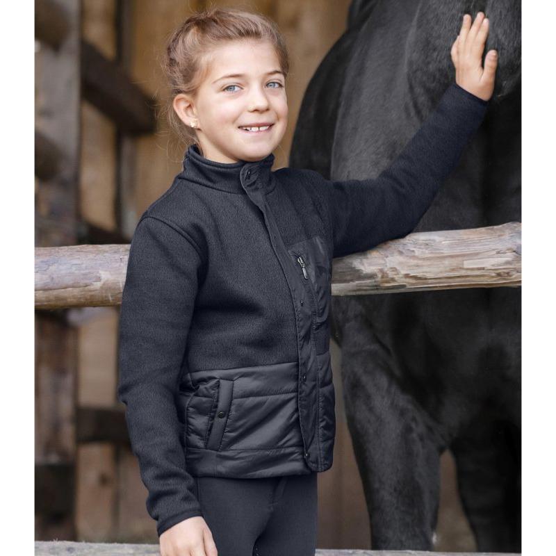 ELT - Veste matelassée équitation junior Lucky Malou 110/116 CM ROSE