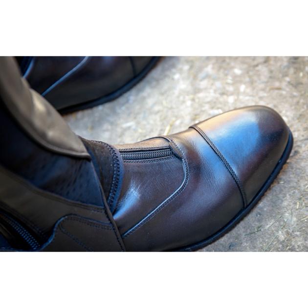 TREDSTEP - Mini Chaps Cuir Vachette et Néoprène MEDICI Air M30-H38 (12/15) NOIR