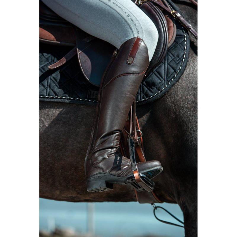 MOUNTAIN HORSE - Bottes équitation demie Mesure Cuir Synthétique VEGANZA