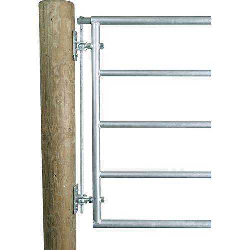PATURA - Porte de prairie pour chevaux extensible 4 tubes, 1,10 m, extension 2,00 - 3,00 m