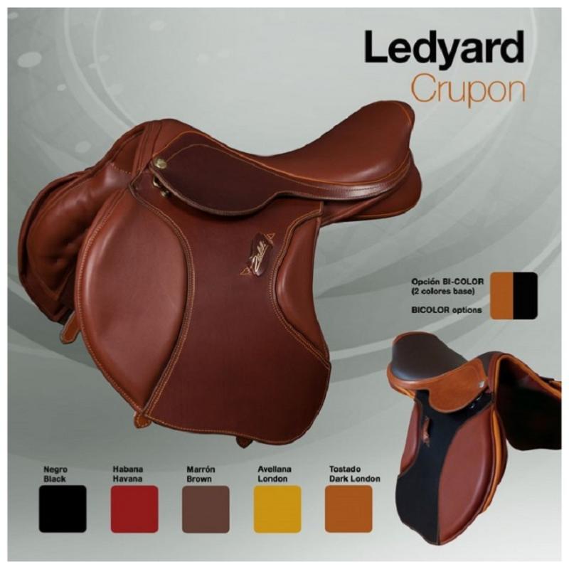 ZALDI - Selle d'Obstacle semie creuse LEDYARD sur mesure 16 POUCES NOIR