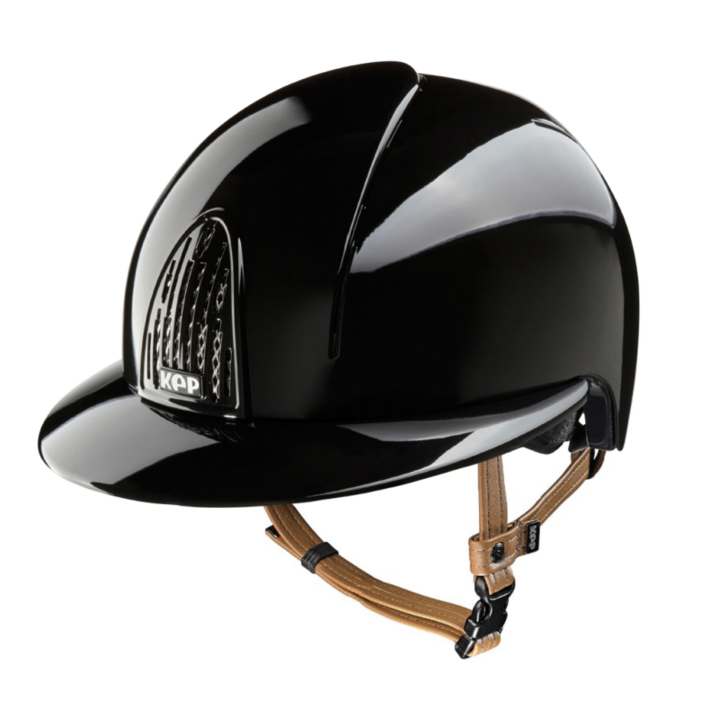 KEP ITALIA - Casque SMART POLISH noir Visière Polo EDITION SPECIALE TAILLE 51 CM coque M