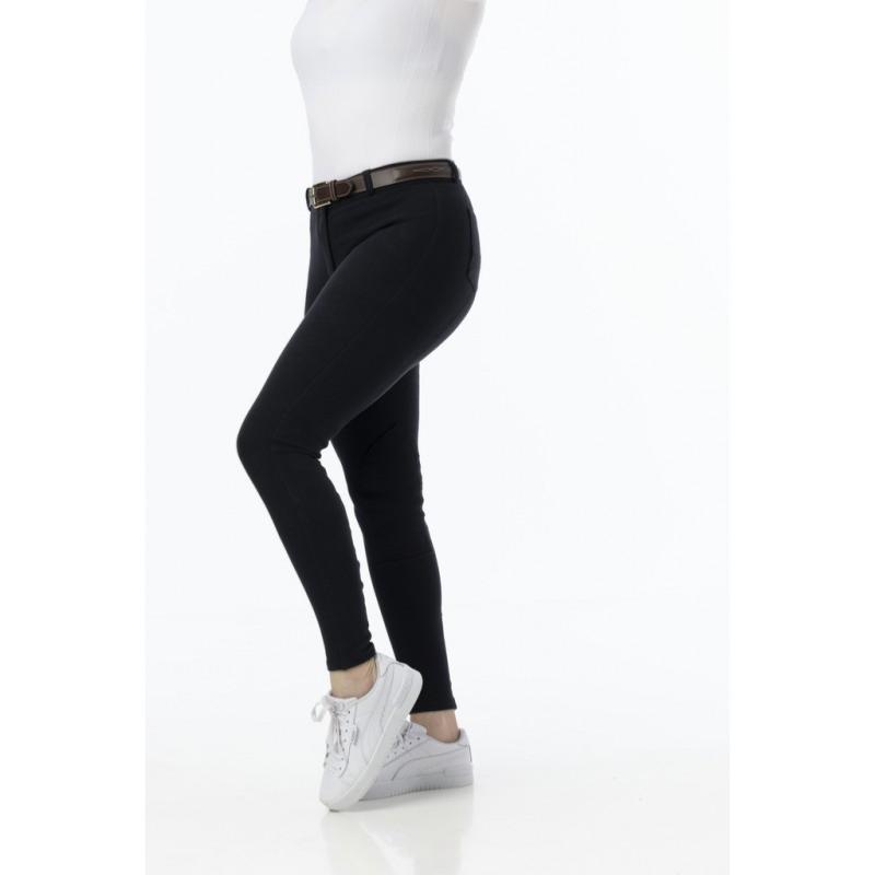 RIDING WORLD - Pantalon équitation femme premier prix MEMPHIS 34 FR FEMME NOIR