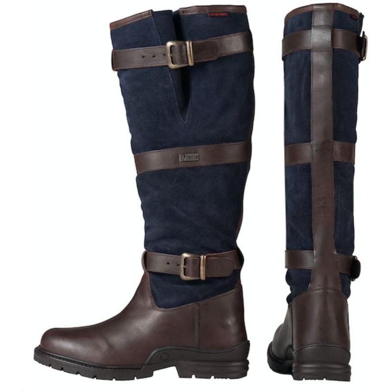 HORKA - Bottes Fourrées Imperméables pour l'Écurie, HIGHLANDER CHOISIR UNE POINTURE NOIR/NOIR