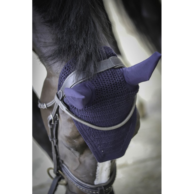 PADDOCK SPORTS - Bonnet  cheval tricoté forme carrée PRO COTON